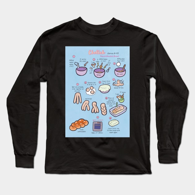 Recipe: Challah Long Sleeve T-Shirt by Cedarseed